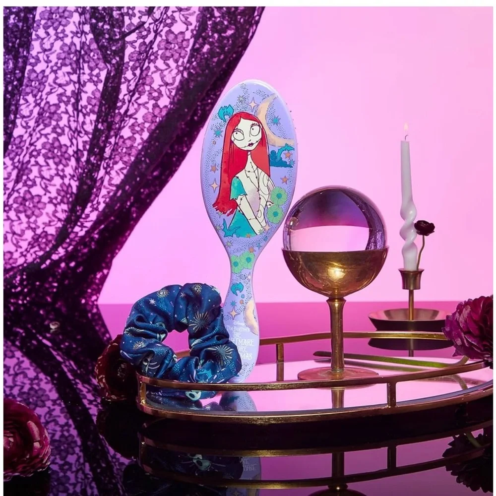 NIB Sally Hair Brush and Scrunchie Set The Nightmare Before Christmas
